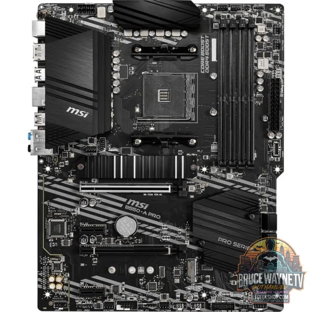 MSI B550-A PRO, carte mère - MSI - vue 7