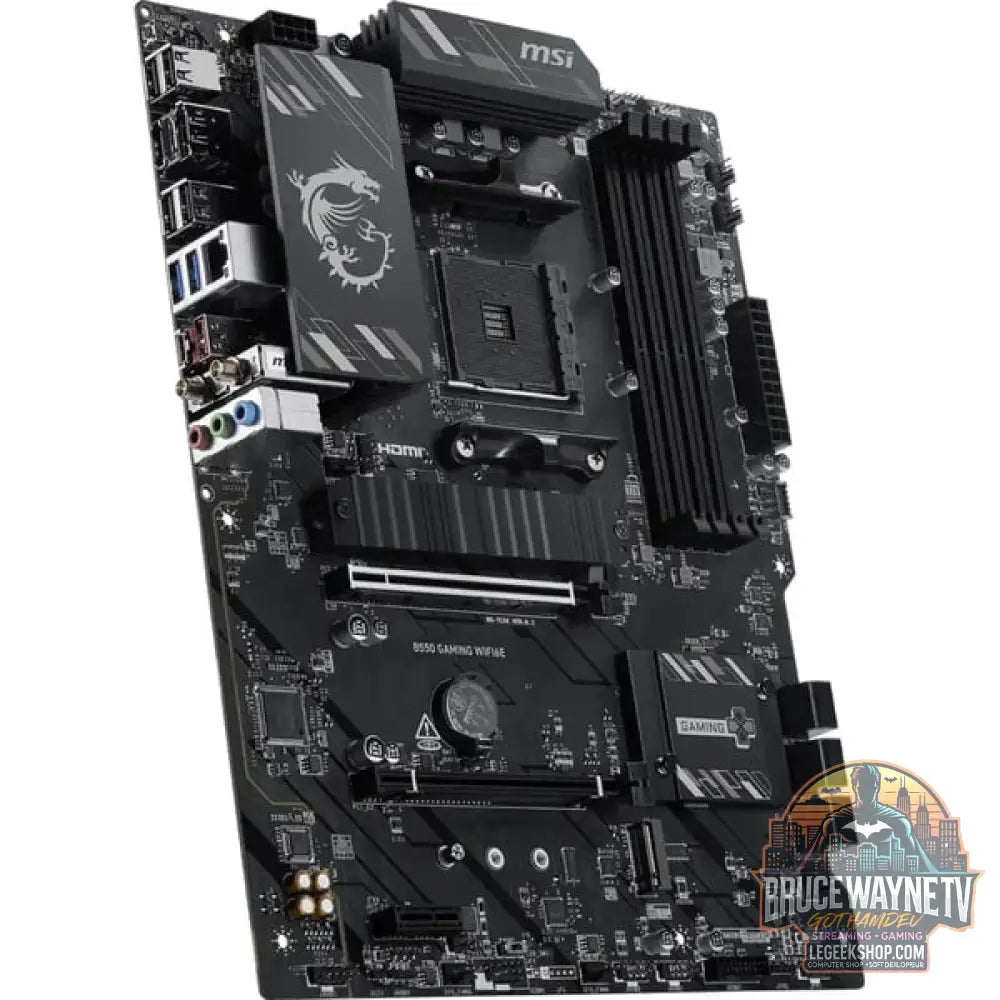 MSI B550 GAMING WIFI6E, carte mère - MSI - vue 4