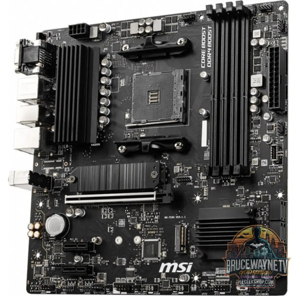 MSI B550M PRO-VDH, carte mère - MSI - vue 4