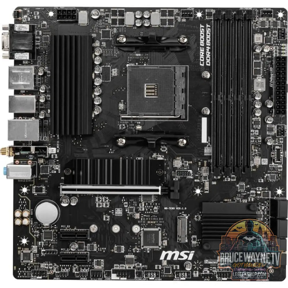 MSI B550M PRO-VDH WIFI, carte mère - MSI - vue 3
