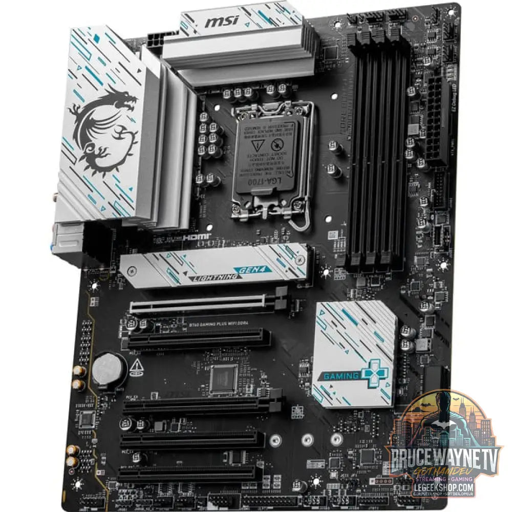 MSI B760 GAMING PLUS WIFI DDR4, carte mère - MSI - vue 4