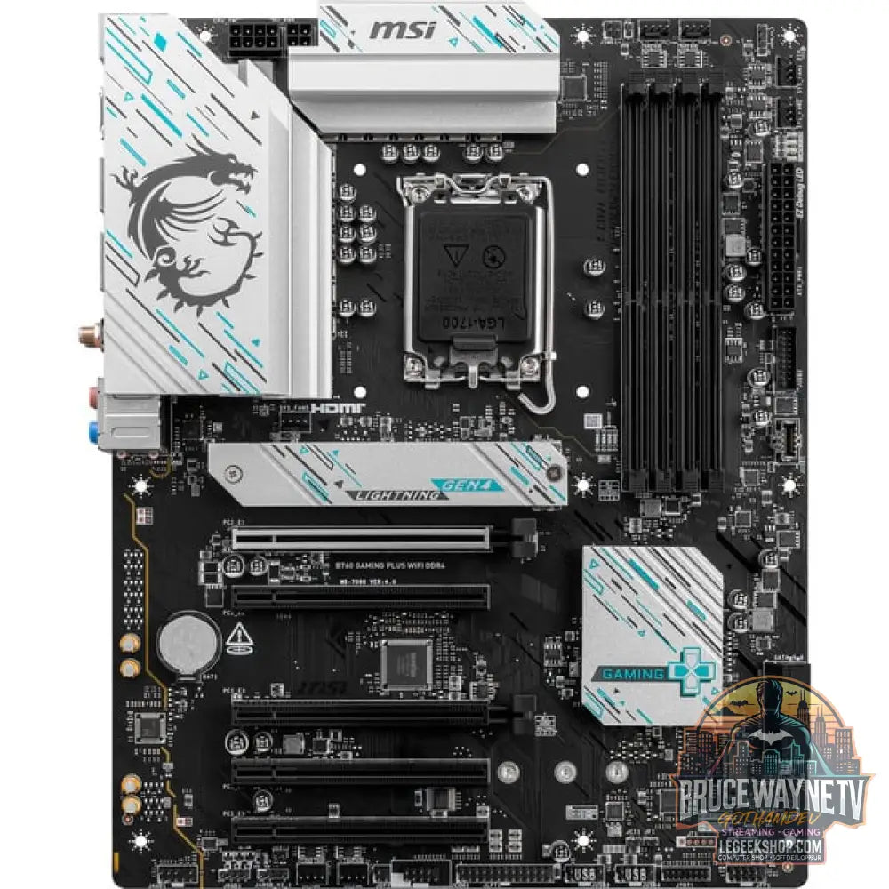 MSI B760 GAMING PLUS WIFI DDR4, carte mère - MSI - vue 3