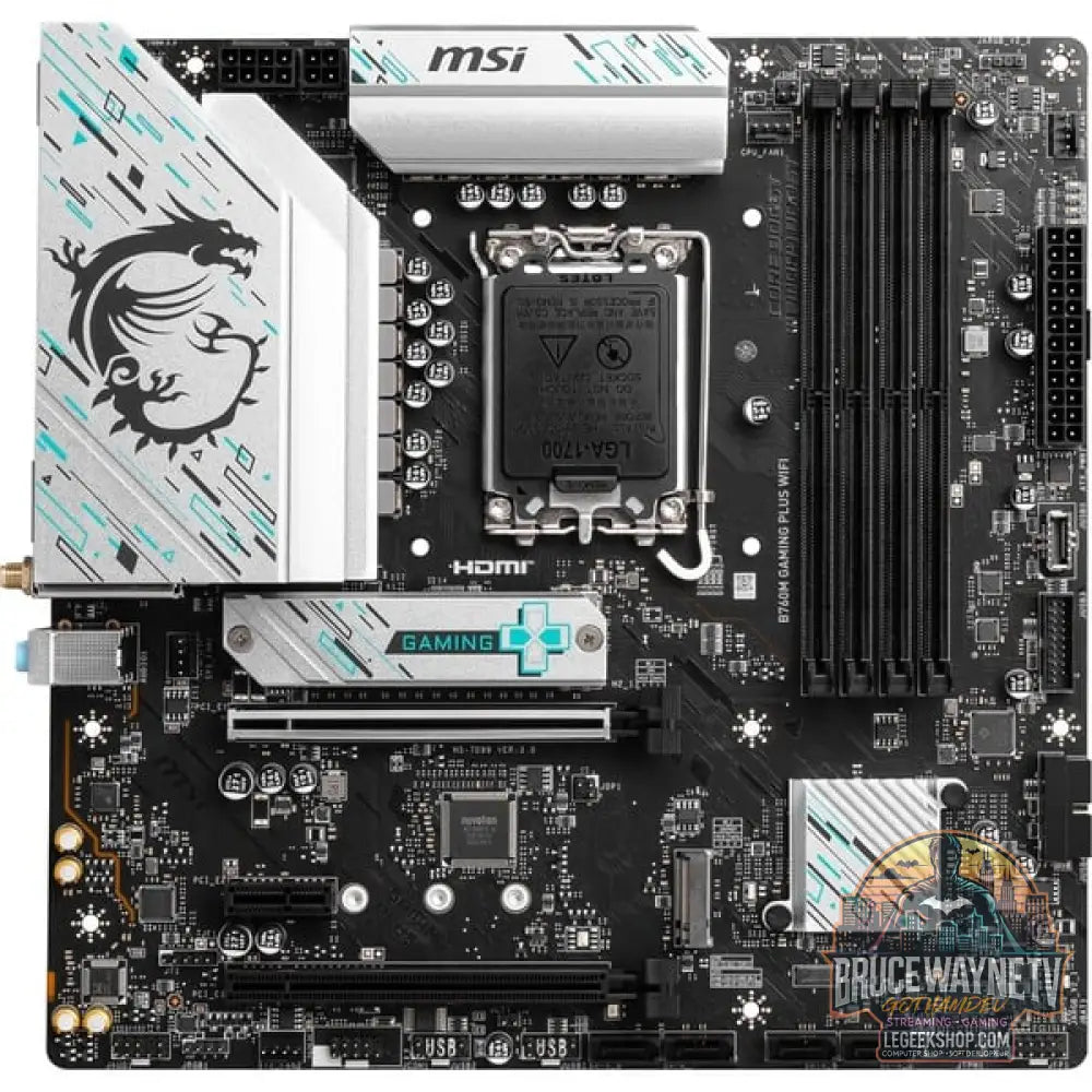 MSI B760M GAMING PLUS WIFI, carte mère - MSI - vue 2