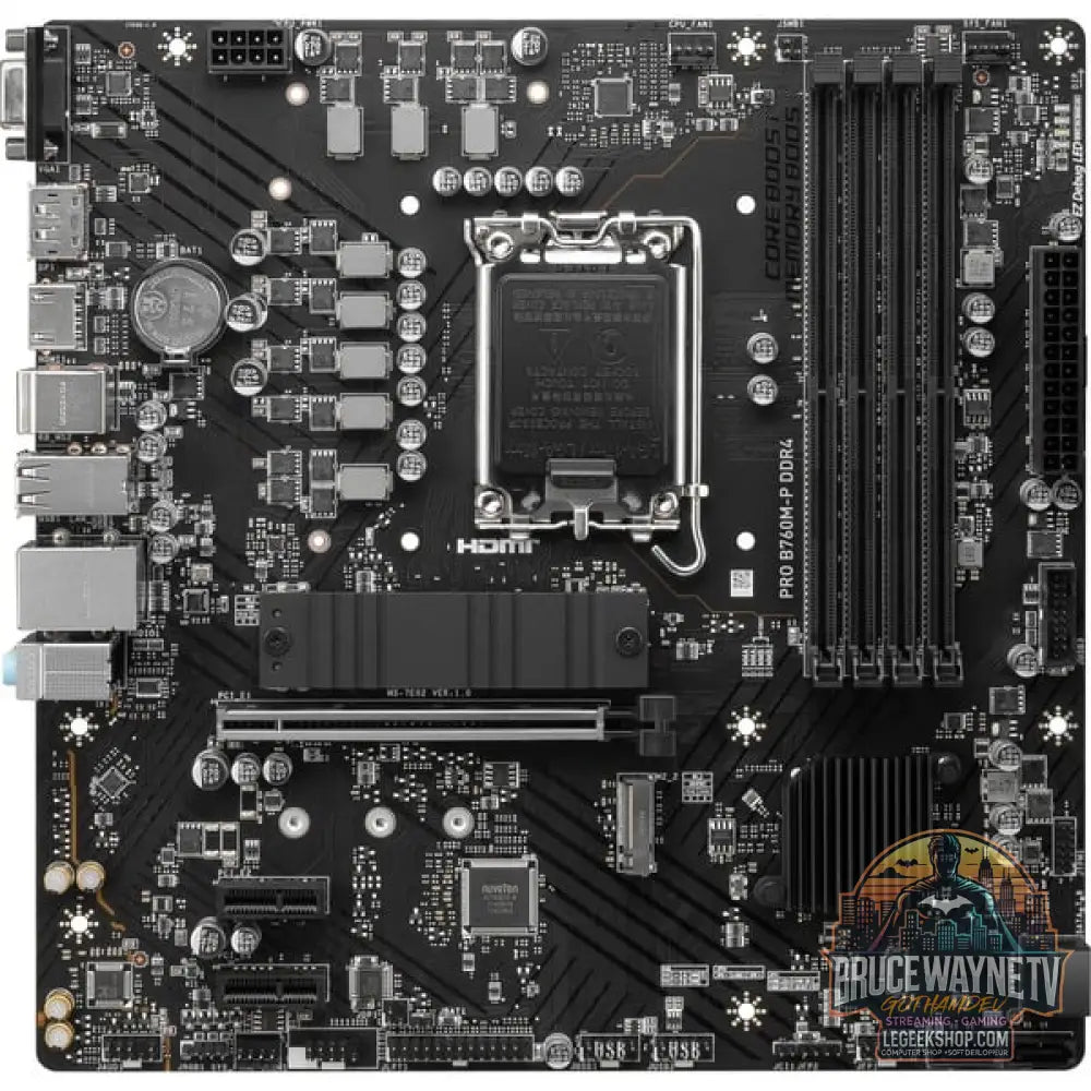 MSI B760M-P DDR4, carte mère - MSI - vue 7