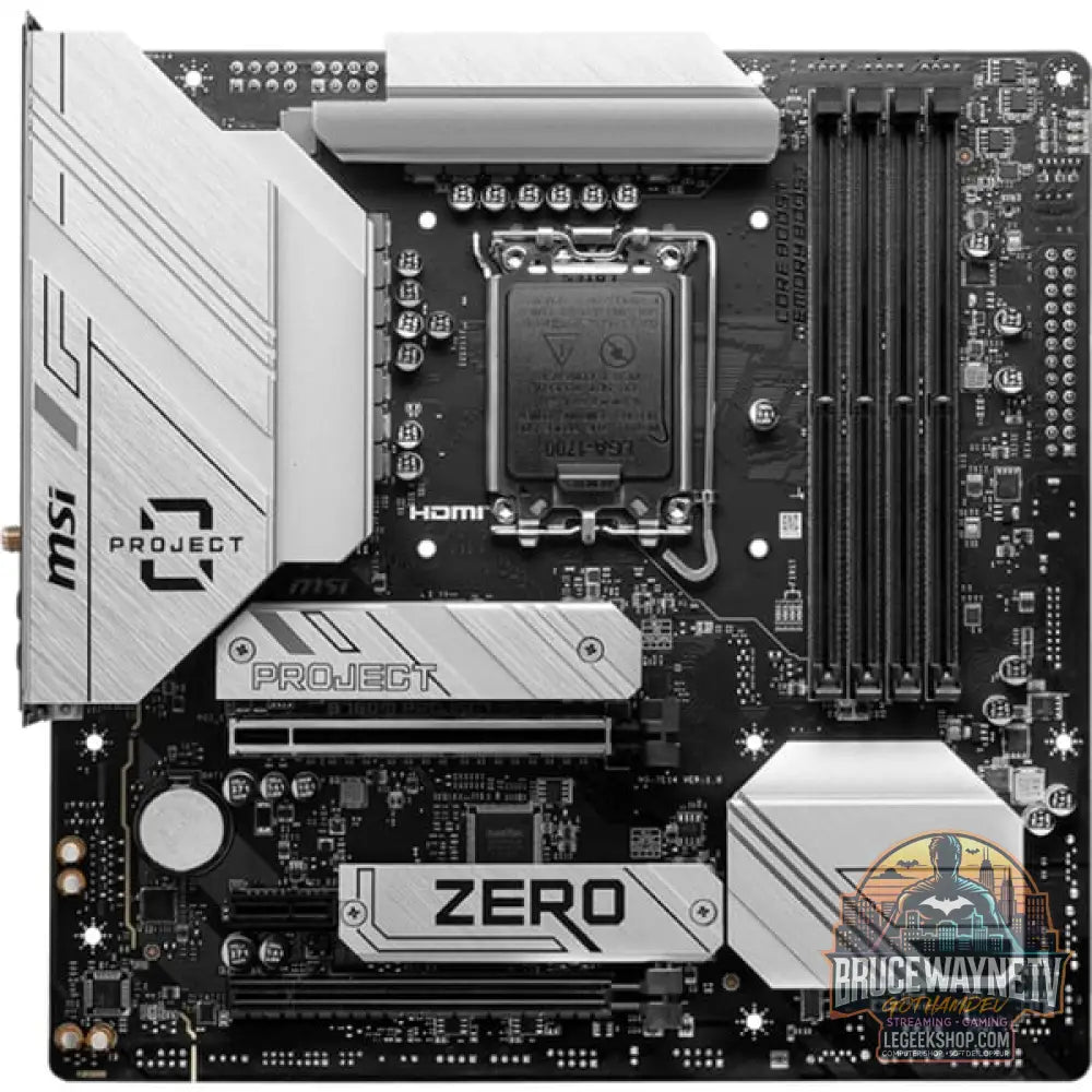 MSI B760M PROJECT ZERO, carte mère - MSI - vue 2