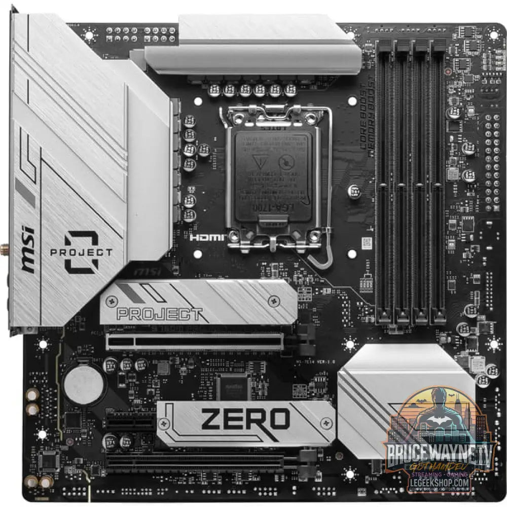 MSI B760M PROJECT ZERO, carte mère - MSI - vue 7