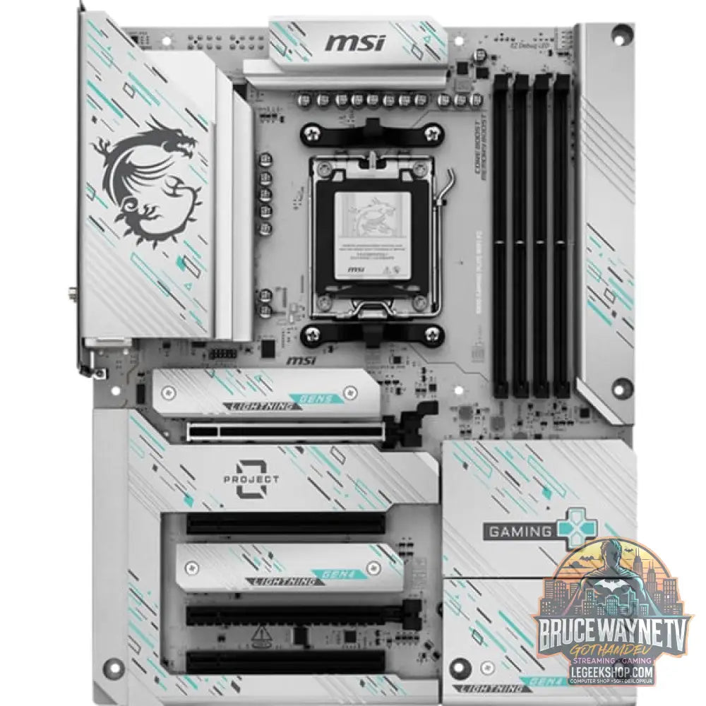 MSI B850 GAMING PLUS WIFI PZ, carte mère - MSI - vue 3