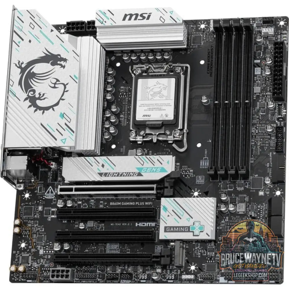 MSI B860M GAMING PLUS WIFI, carte mère - MSI - vue 4