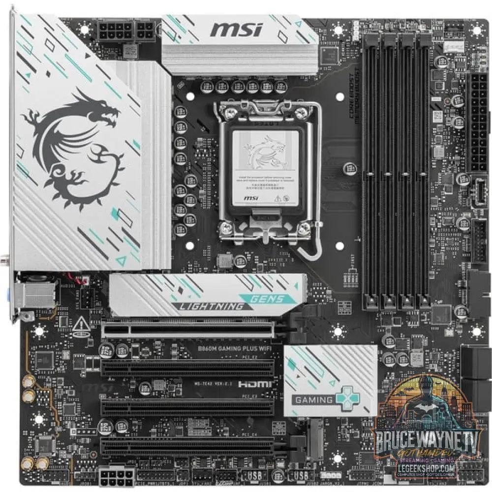 MSI B860M GAMING PLUS WIFI, carte mère - MSI - vue 2
