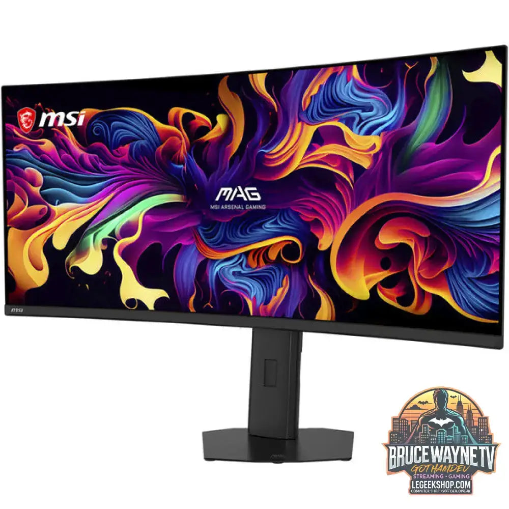 MSI MAG 341CQPDE QD-OLED X28 34" 3440 × 1440 px QD-OLED 280 Hz - MSI - vue 7