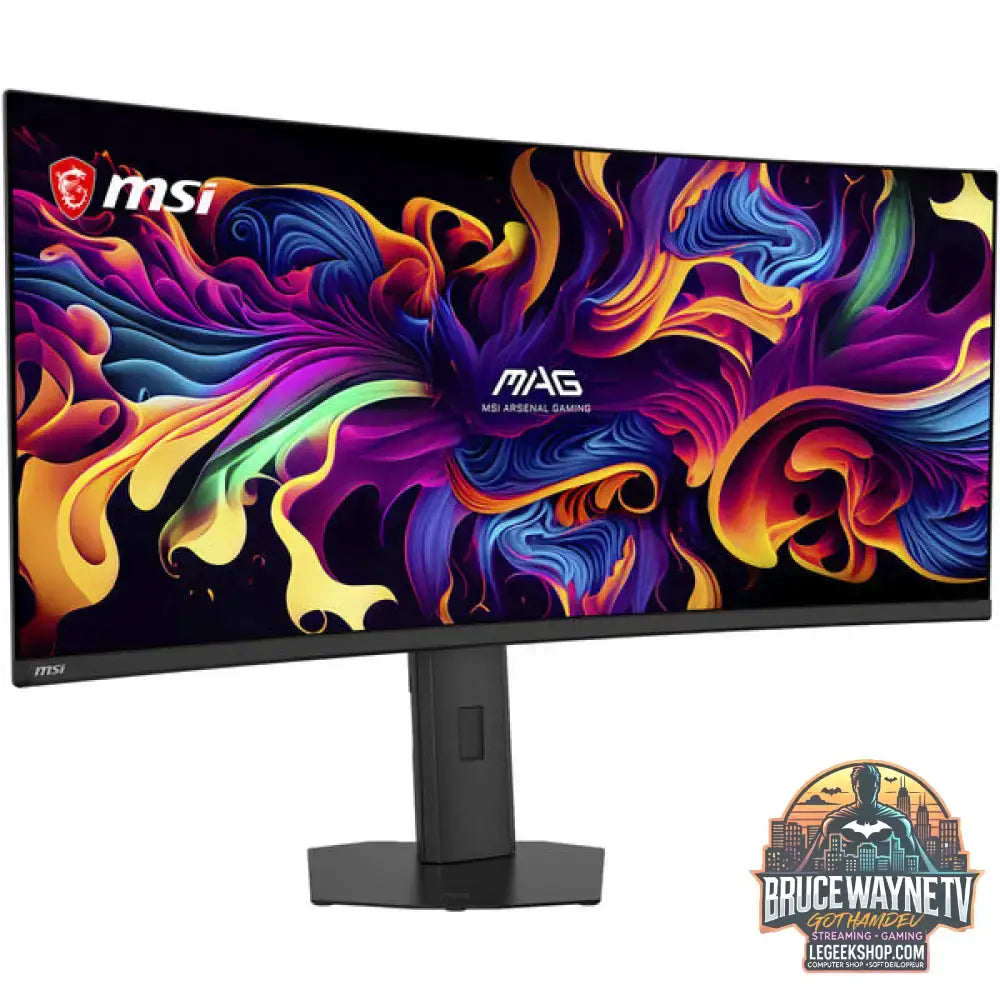 MSI MAG 341CQPDE QD-OLED X28 34" 3440 × 1440 px QD-OLED 280 Hz - MSI - vue 3