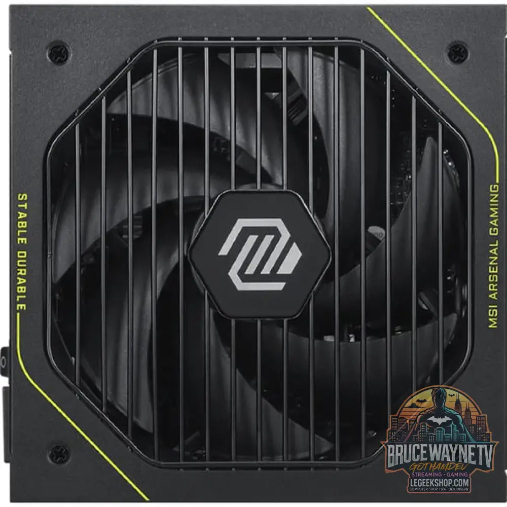 MSI MAG A1000PLS PCIE5 1000W, alimentation PC - MSI - vue 4