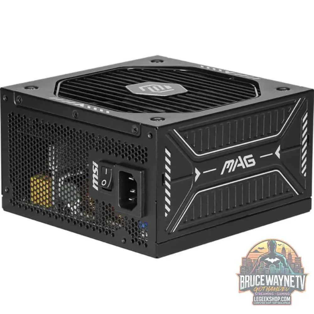 MSI MAG A650GLS PCIE5, alimentation PC - MSI - vue 3
