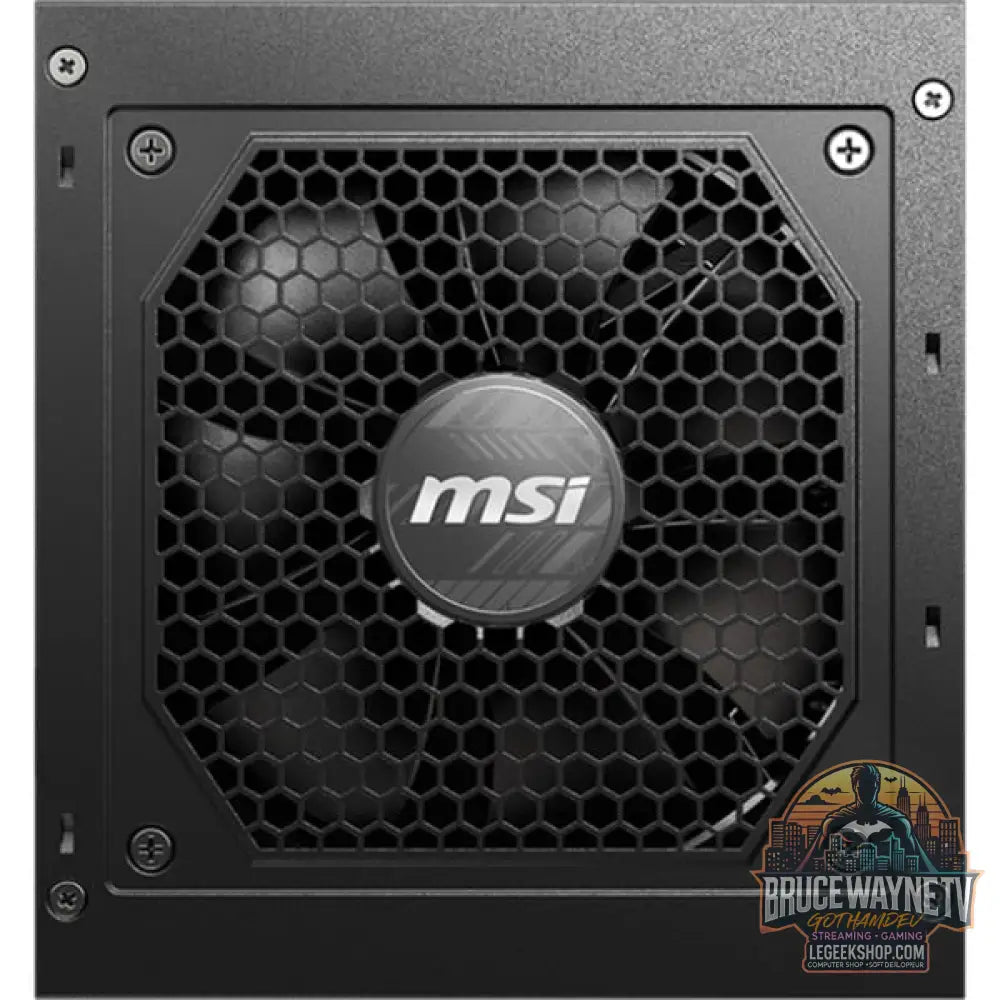 MSI MAG A750GL PCIE5, alimentation PC - MSI - vue 3