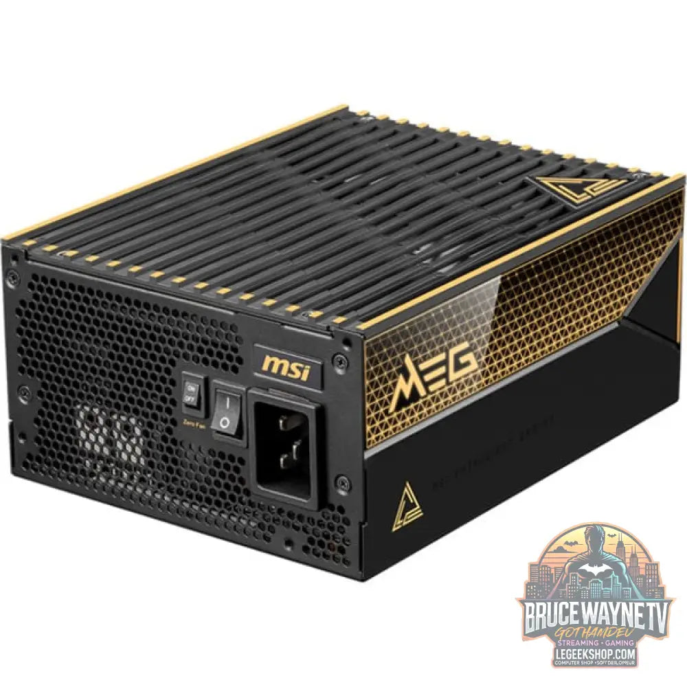 MSI MEG Ai1600T PCIE5, alimentation PC - MSI - vue 2