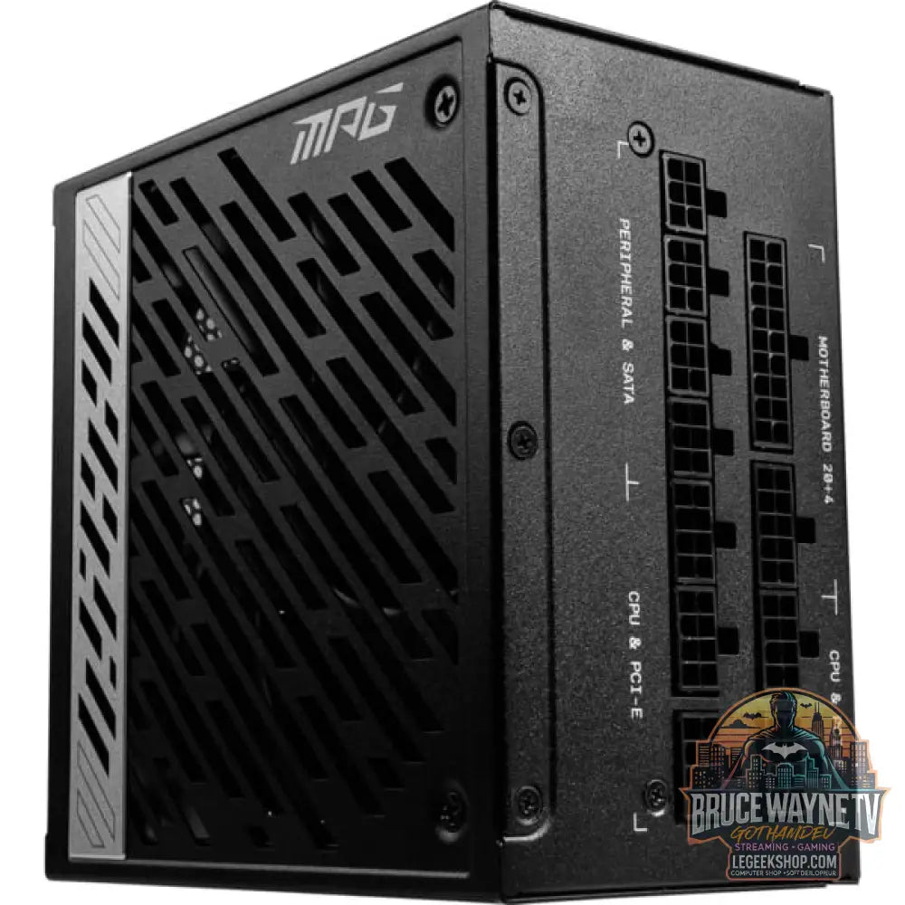 MSI MPG A1000G 1000W, alimentation PC - MSI - vue 6