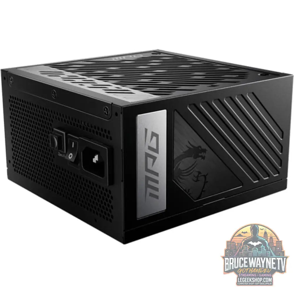 MSI MPG A1000G PCIE5 1000W, alimentation PC - MSI - vue 2