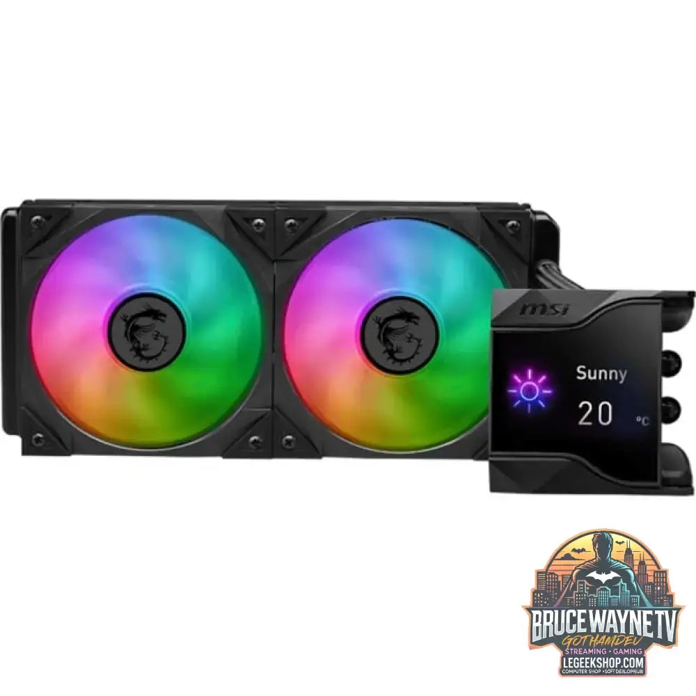 MSI MPG CoreLiquid D240, Wasserkühlung schwarz - MSI - vue 4