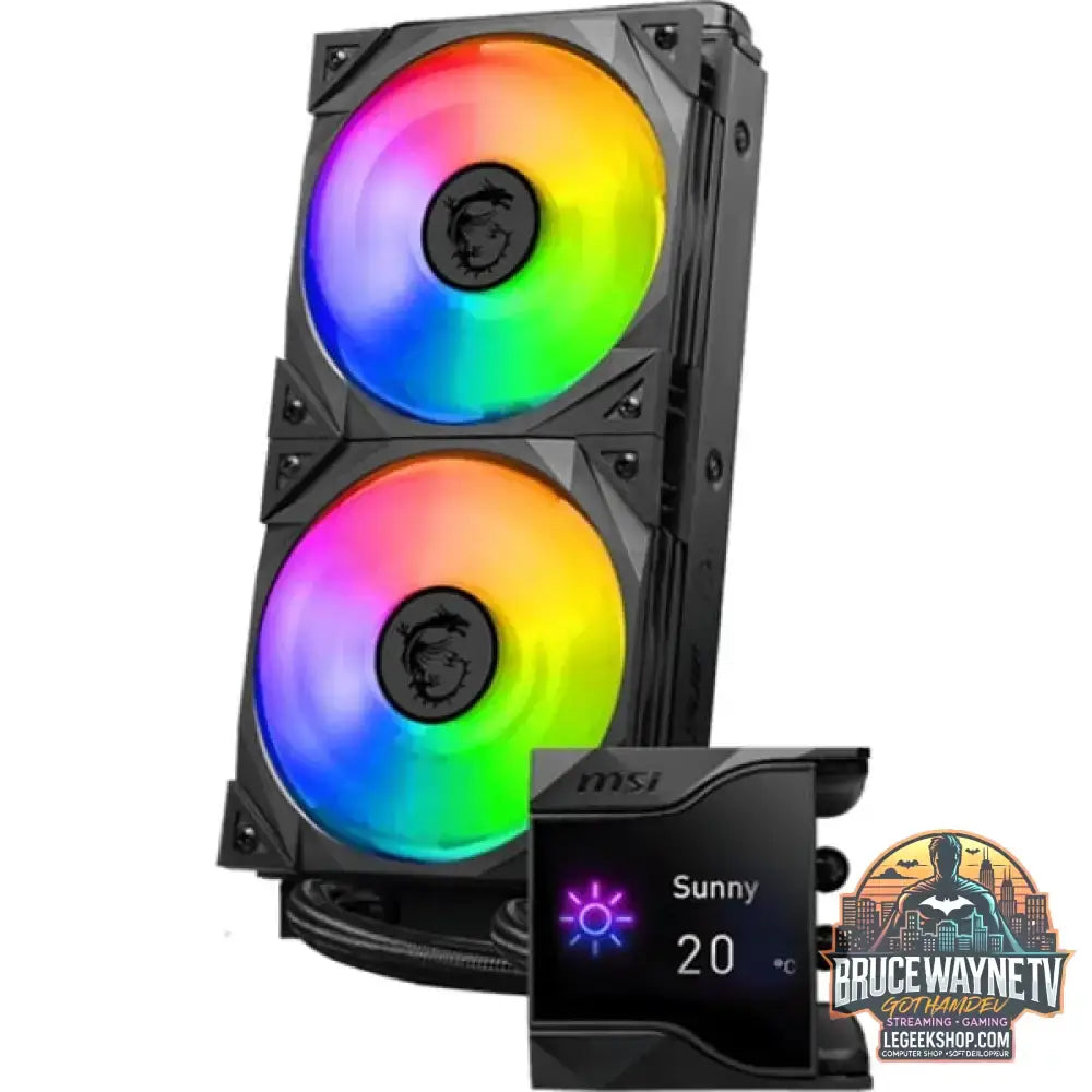 MSI MPG CoreLiquid D240, Wasserkühlung schwarz - MSI - vue 5