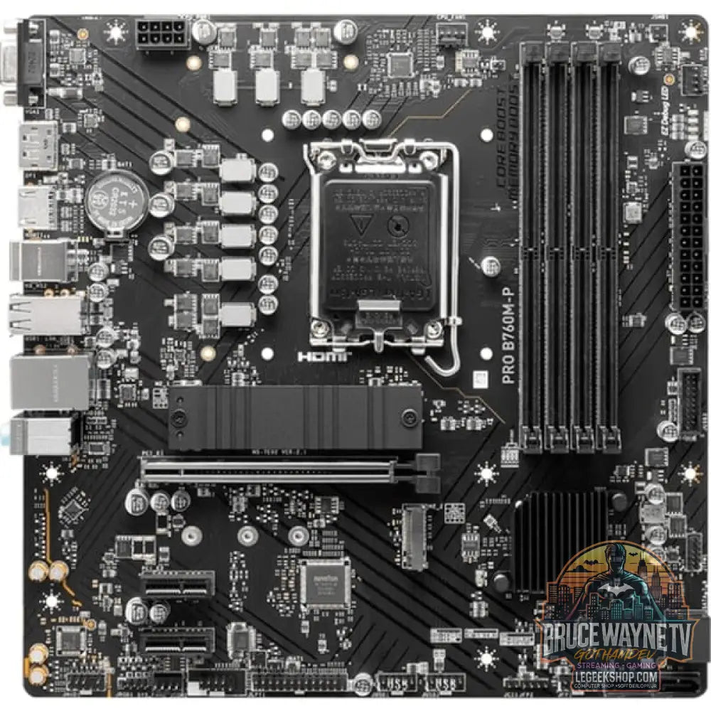 MSI PRO B760M-P, carte mère - MSI - vue 2