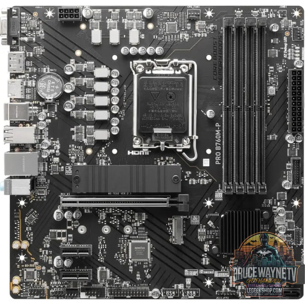 MSI PRO B760M-P, carte mère - MSI - vue 7