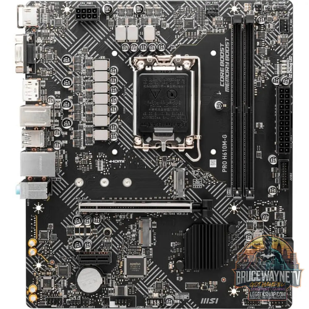 MSI PRO H610M-G, carte mère - MSI - vue 2