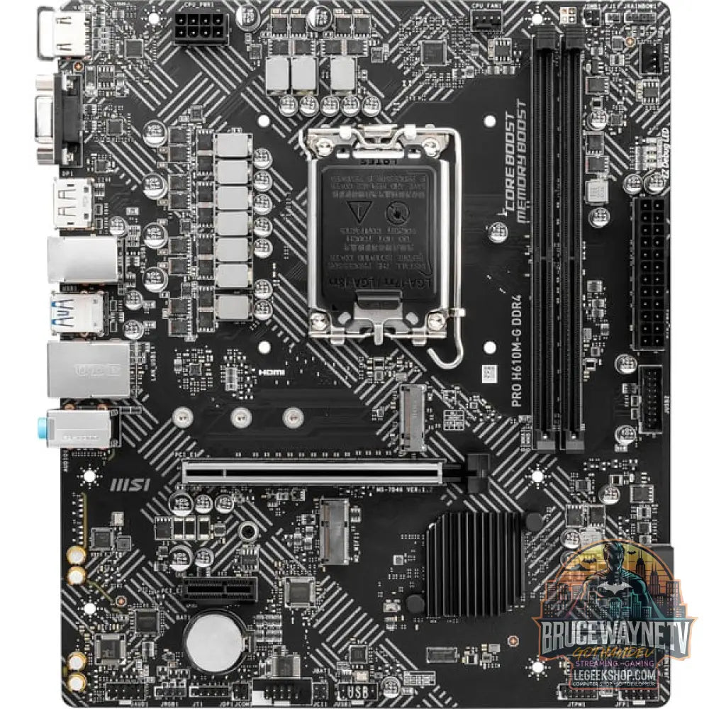 MSI PRO H610M-G DDR4, carte mère - MSI - vue 2