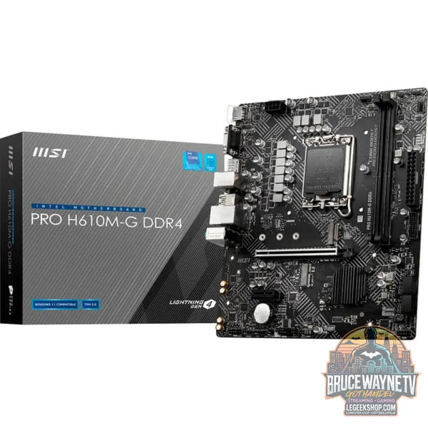 MSI PRO H610M-G DDR4, carte mère - MSI