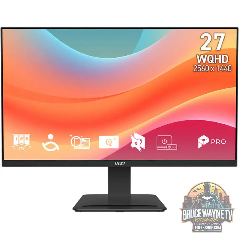 MSI PRO MP273QDE E7 27" QHD/WQHD IPS 75 Hz - MSI - vue 2