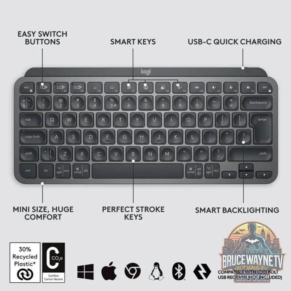 MX Keys Mini - Logitech - vue 7