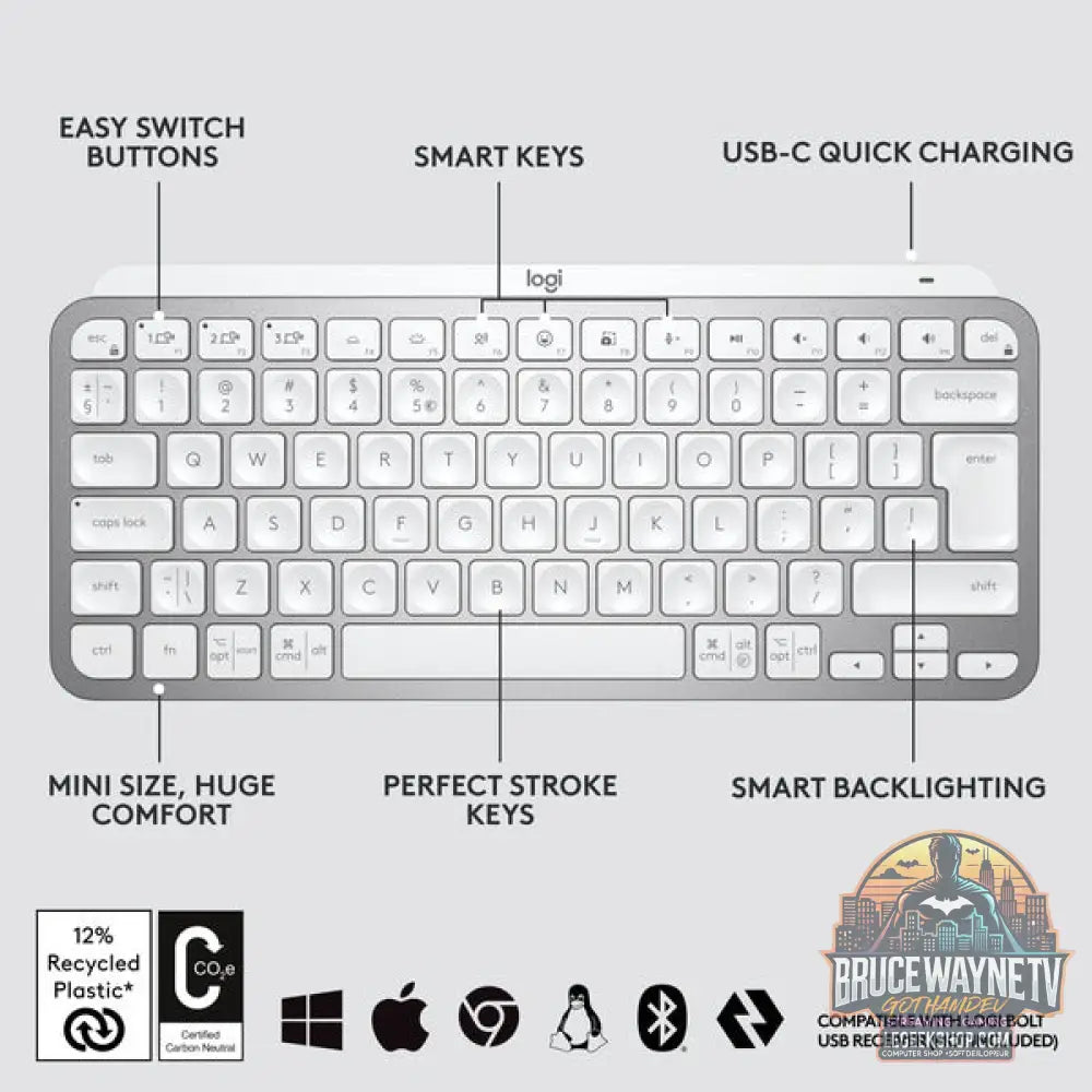 MX Keys Mini - Logitech - vue 7