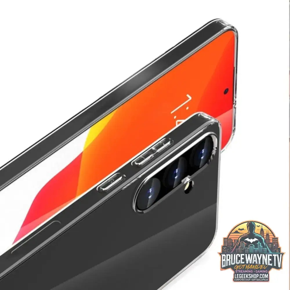 Nevox StyleShell Flex, Handyhülle transparent, Samsung Galaxy S24 Plus - Feature: Aussparung für Kamera - vue 3