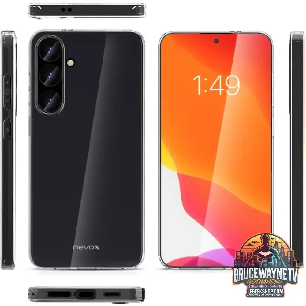 Nevox StyleShell Flex, Handyhülle transparent, Samsung Galaxy S24 Plus - Feature: Aussparung für Kamera - vue 2