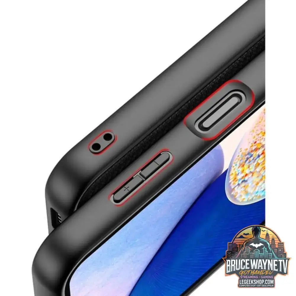 Nevox StyleShell NYLO, Handyhülle schwarz, Samsung Galaxy A15 5G / A15 4G - Feature: Aussparung für Kamera - vue 2