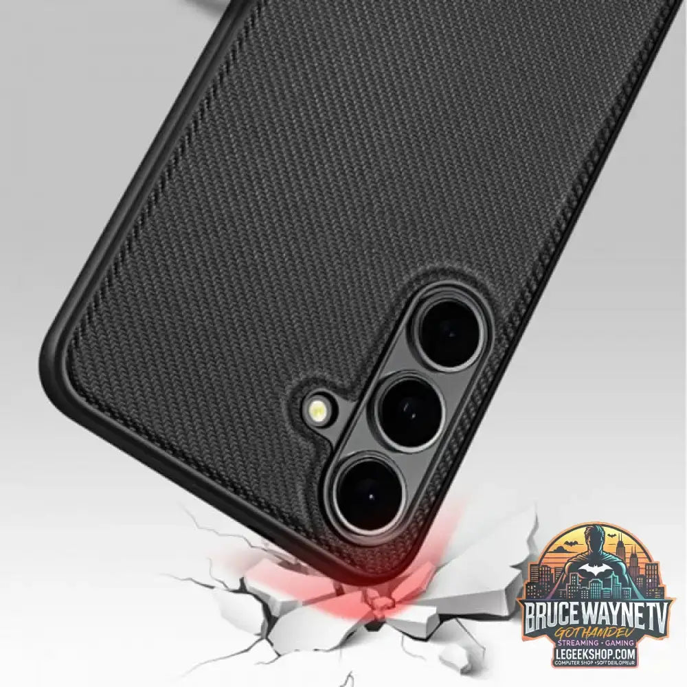 Nevox StyleShell NYLO, Handyhülle schwarz, Samsung Galaxy S25 FE - Feature: Aussparung für Kamera - vue 4