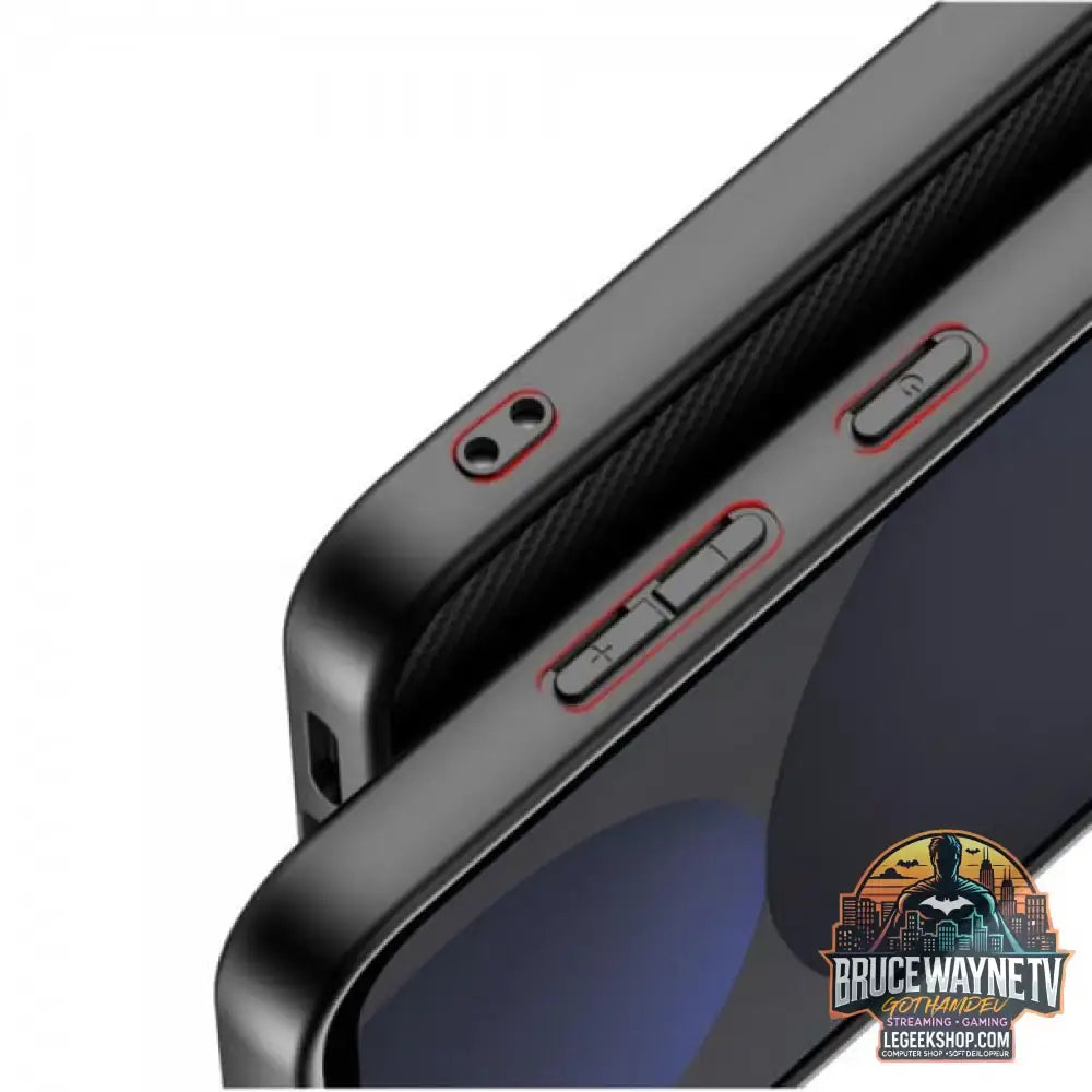 Nevox StyleShell NYLO, Handyhülle schwarz, Samsung Galaxy S25 FE - Feature: Aussparung für Kamera - vue 3