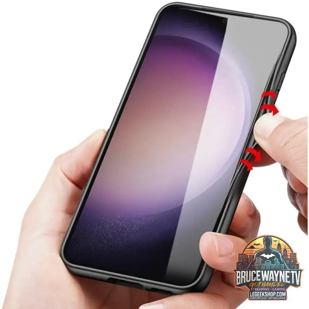Nevox StyleShell NYLO, Handyhülle schwarz, Samsung Galaxy S25 Plus - Feature: Aussparung für Kamera - vue 5