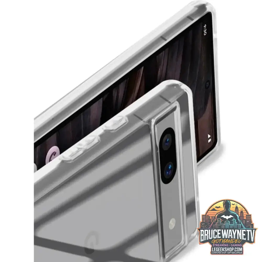 Nevox StyleShell SHOCKFlex, Handyhülle transparent, Google Pixel 8 Pro - Feature: Aussparung für Kamera - vue 2