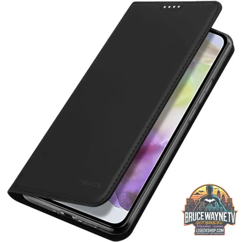 Nevox VARIO Series, Handyhülle schwarz, Samsung Galaxy A57 5G - Verschluss: Magnet - vue 2