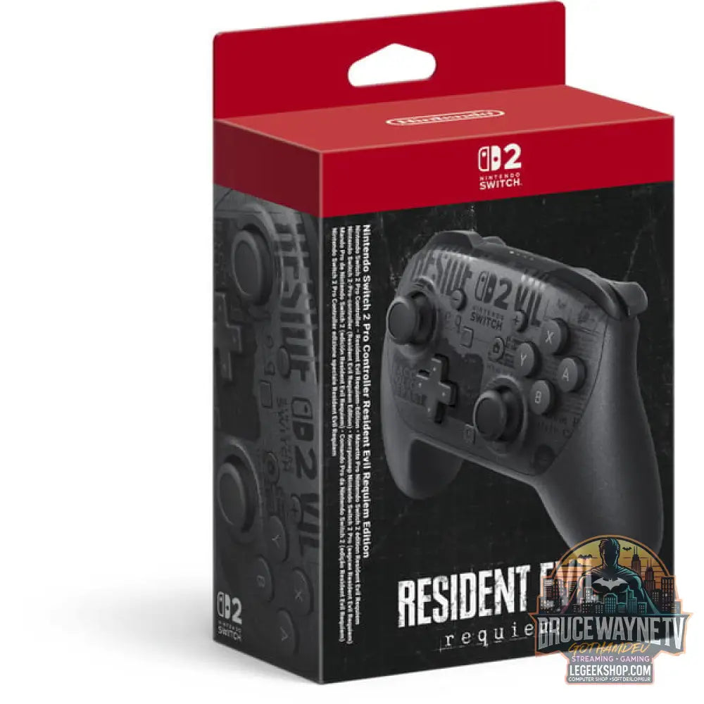 Nintendo Switch 2 Pro Controller - Resident Evil Requiem Edition, Gamepad - Nintendo - vue 5
