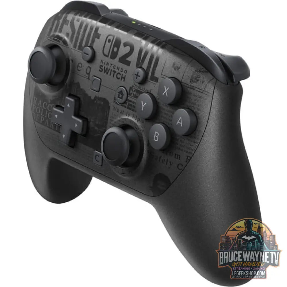 Nintendo Switch 2 Pro Controller - Resident Evil Requiem Edition, Gamepad - Nintendo - vue 2