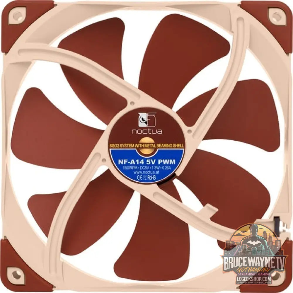 Noctua NF-A14 5V PWM, Gehäuselüfter - Noctua - vue 2