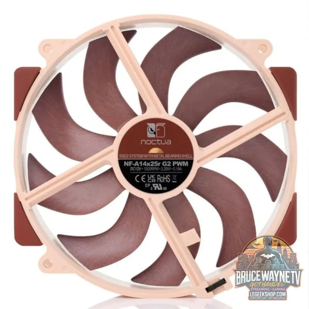 Noctua NF-A14x25r G2 PWM, Gehäuselüfter - Noctua - vue 3