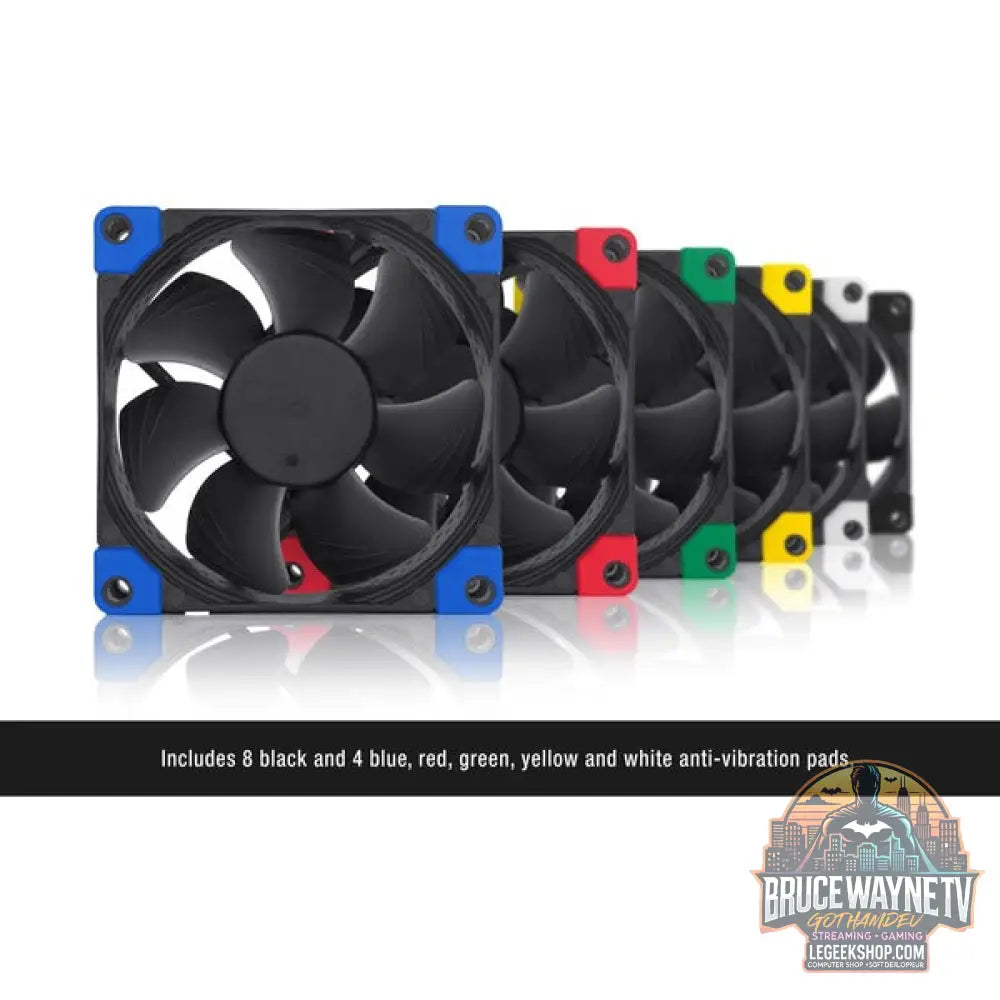 Noctua NF-A8 PWM chromax.black 80x80x25, Gehäuselüfter - Noctua - vue 5