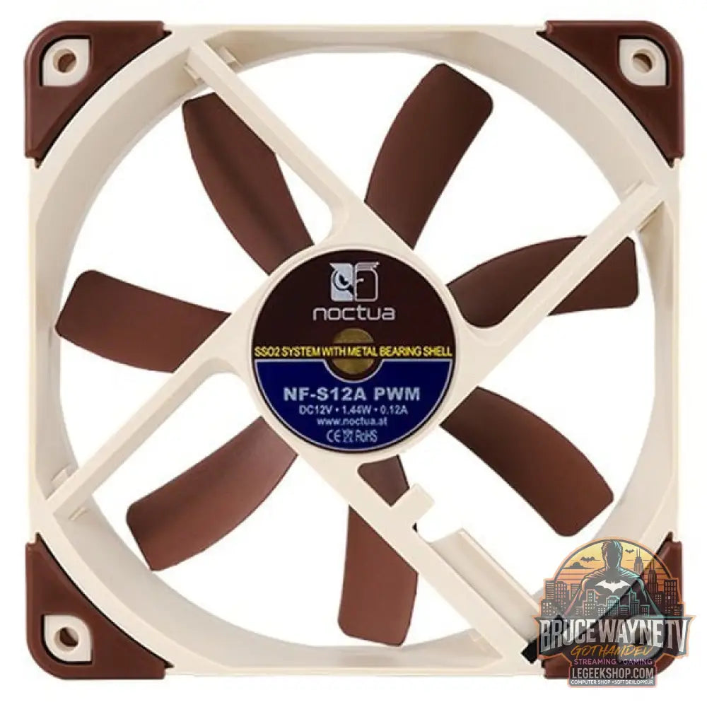 Noctua NF-S12A PWM, Gehäuselüfter - Noctua - vue 2