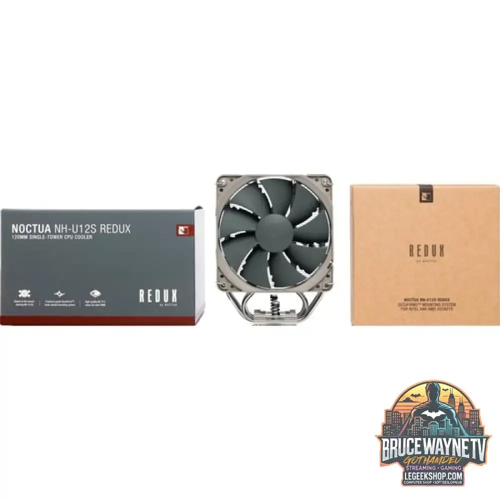 Noctua NH-U12S REDUX, CPU-Kühler grau, 120 mm - Noctua - vue 4