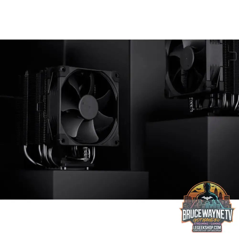 Noctua NH-U9S chromax.black, CPU-Kühler schwarz, 92 mm - Noctua - vue 5