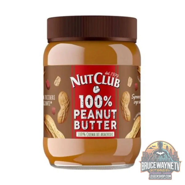 Nut Club beurre de cacahuète de 350 g (Pack de 12) - Snacks & boissons importés