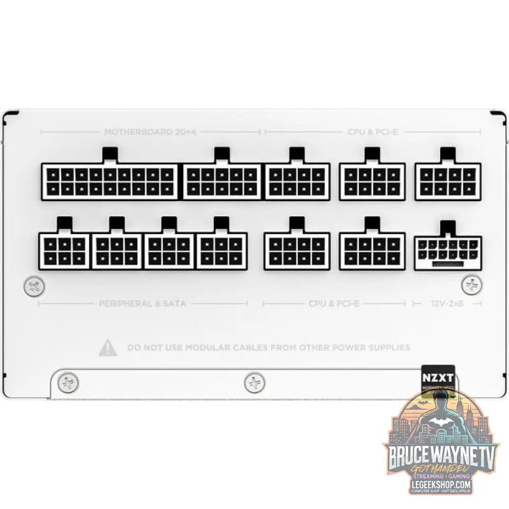 NZXT C1200 Gold ATX 3.1, alimentation PC - NZXT - vue 3