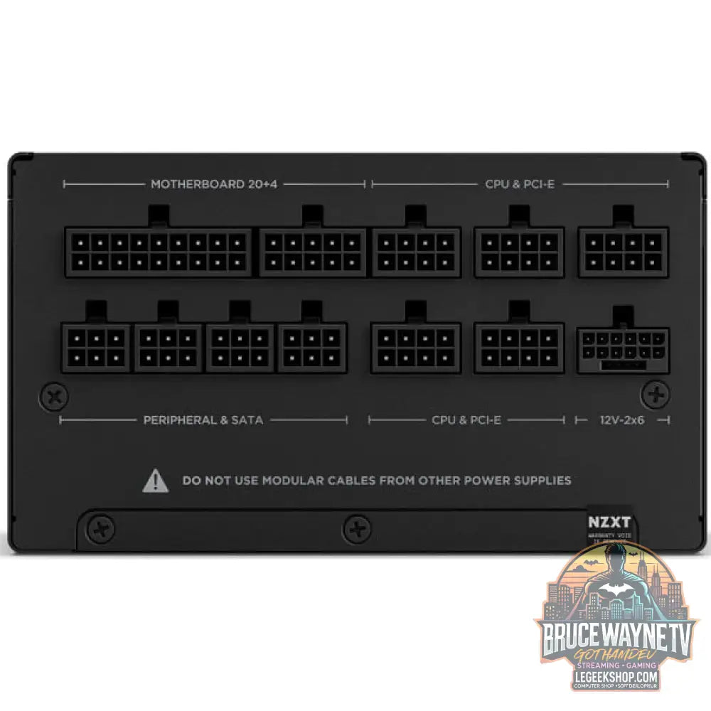 NZXT C1200 Gold ATX 3.1, alimentation PC - NZXT - vue 3